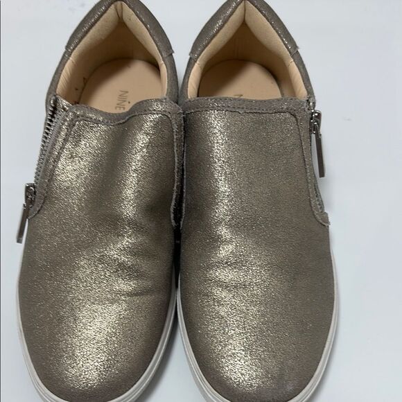 Nine West Metallic Slip-On Shoes Size 9 - Picture 1 of 10